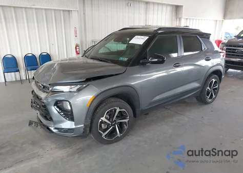 2021 Chevrolet Trailblazer Awd Rs из США, поврежденный, VIN KL79MUSL1MB078322